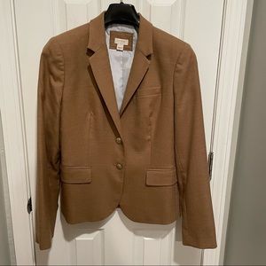 J Crew Factory Schoolboy Blazer in Camel